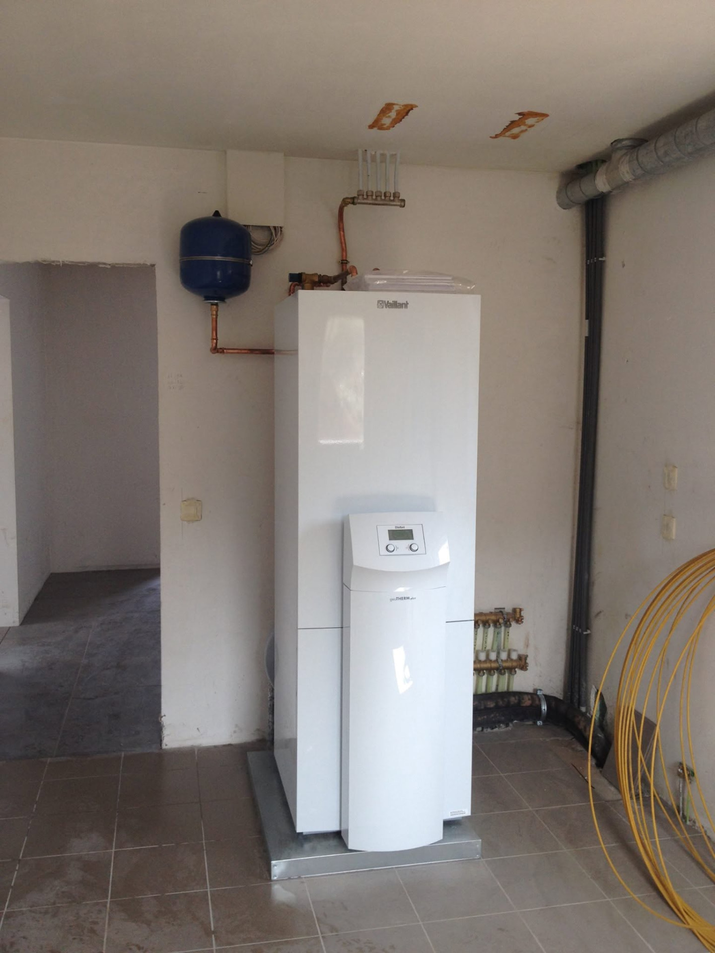 Pompe à chaleur au sol installée par Energies Concept à Courcelles